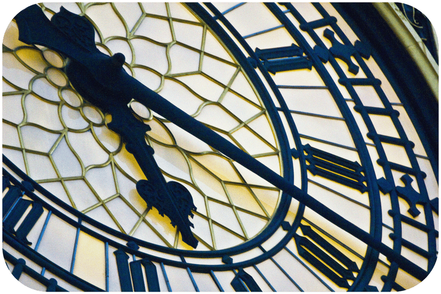 Clock hands - about us hours and rates page Clock hands - about us hours and rates page